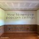 Removing Popcorn Ceilings